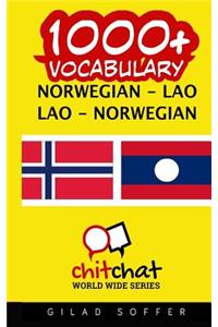 1000+ Norwegian - Lao Lao - Norwegian Vocabulary