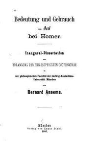 Bedeutung und Gebrauch von... Bei Homer