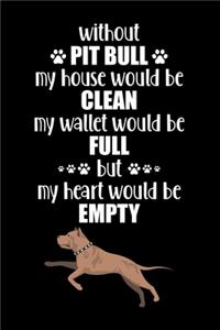 Without Pit Bull My House Would Be Clean