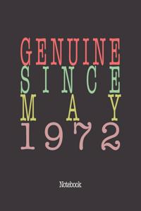 Genuine Since May 1972