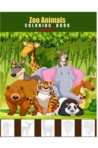 Zoo Animals Coloring Book
