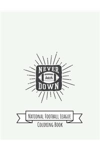 National Football League Coloring Book