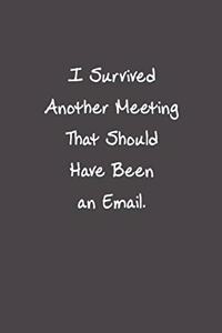 I Survived Another Meeting That Should Have Been An Email