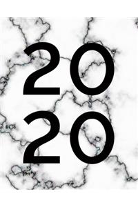 2020 - Weekly + Monthly Planner - January 2020 - December 2020