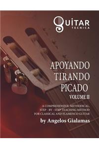 Apoyando, Tirando, Picado