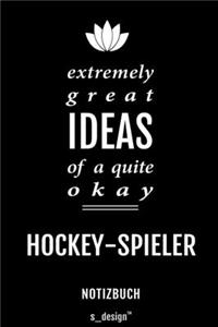 Notizbuch für Hockey-Spieler