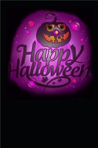 Lined Notebook Happy Halloween Series, 100 Pages, Size 6x9