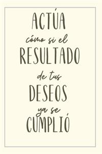 Cuaderno Con Frase De Superación