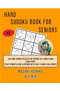 Hard Sudoku Book For Seniors # 2