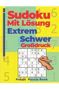 Sudoku Mit Lösung Extrem Schwer Großdruck: Denkspiele Für erwachsene - Logikspiele Für Erwachsene