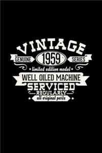 Vintage 1959 well oiled machine