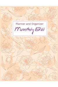 2020 Monthly Bill Planner and Organizer (Volume5)