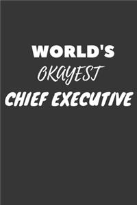 World's Okayest Chief Executive Notebook