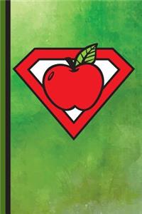 Super Teacher Superhero Apple