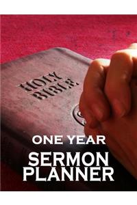 One Year Sermon Planner
