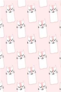 Cute Cats Pattern Journal Blank Notebook