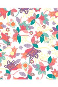 Paper Cut Floral Notebook