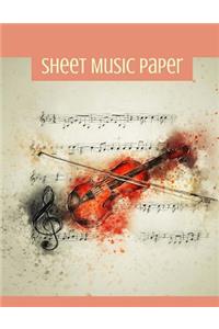 Sheet Music Paper