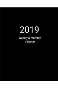 2019 Weekly and Monthly Planner
