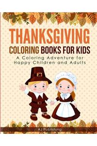 Thanksgiving Coloring Book for Kids