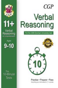 10-Minute Tests for 11+ Verbal Reasoning (Ages 9-10) - CEM Test