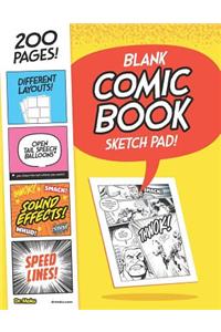 Blank Comic Book Sketch Pad