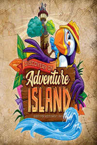 Vacation Bible School (Vbs) 2021 Discovery on Adventure Island Large LOGO Poster