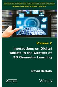 Interactions on Digital Tablets in the Context of 3D Geometry Learning