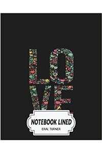 Notebook Lined Love: Notebook Journal Diary