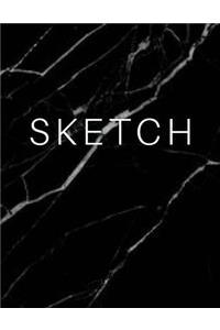 Sketch - Art Sketch Book / Black Marble Cover