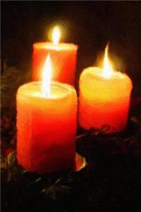3 Candles - Blank Notebook