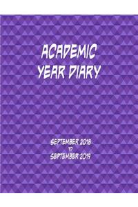 Academic Year Diary - 2018 to 2019