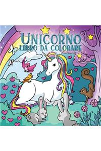 Unicorno libro da colorare