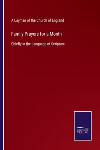 Family Prayers for a Month