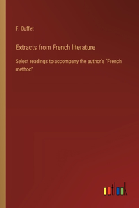 Extracts from French literature