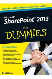 Microsoft SharePoint 2013 fur Dummies