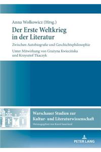 Der Erste Weltkrieg in der Literatur