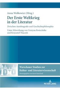 Erste Weltkrieg in der Literatur