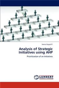 Analysis of Strategic Initiatives using AHP