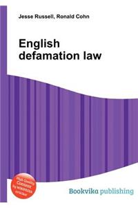 English Defamation Law