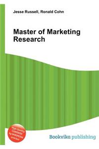 Master of Marketing Research
