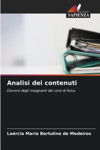 Analisi dei contenuti