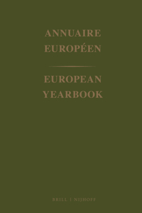 European Yearbook / Annuaire Européen, Volume 8 (1960)