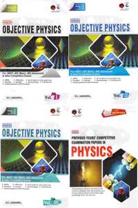 Dinesh Objective Physics for NEET, JEE (Main & Advanced) & Other Competitive Exams - 2018-2019 Session (Set of 3 Volumes)