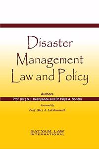 Disaster Management Law and Policy