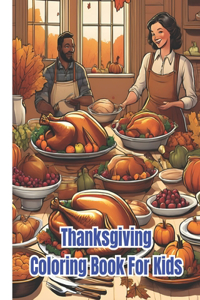 Thanksgiving Coloring Book For Kids