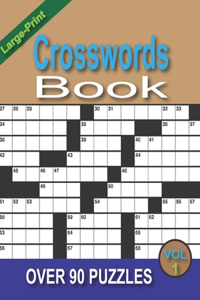 Large-Print Crosswords Book