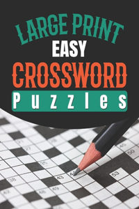 Large Print Easy Crossword Puzzles