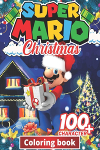 Super mario Christmas Coloring Book