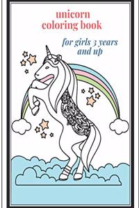unicorn coloring book for girls 3 years and up